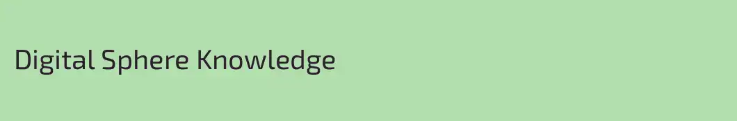Digital Sphere Knowledge